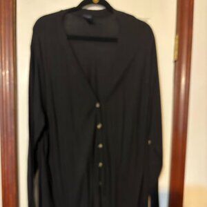 Long sleeved long cardigan 3x
